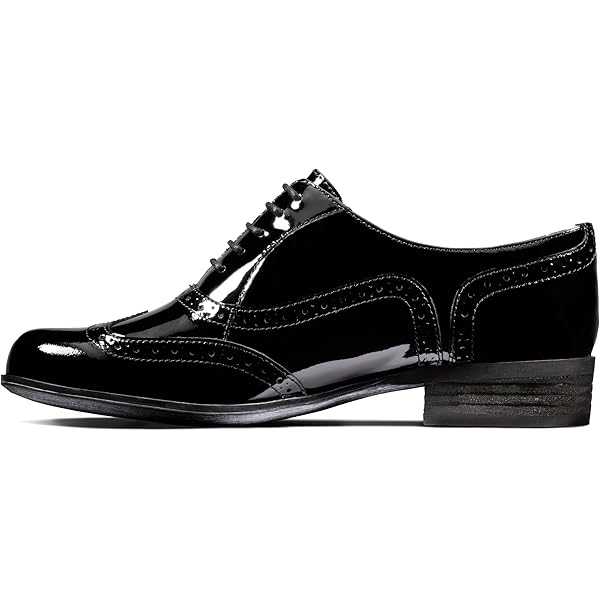 Amazon.com | Clarks Women's Derby, Black Patent, 7 | Oxfords